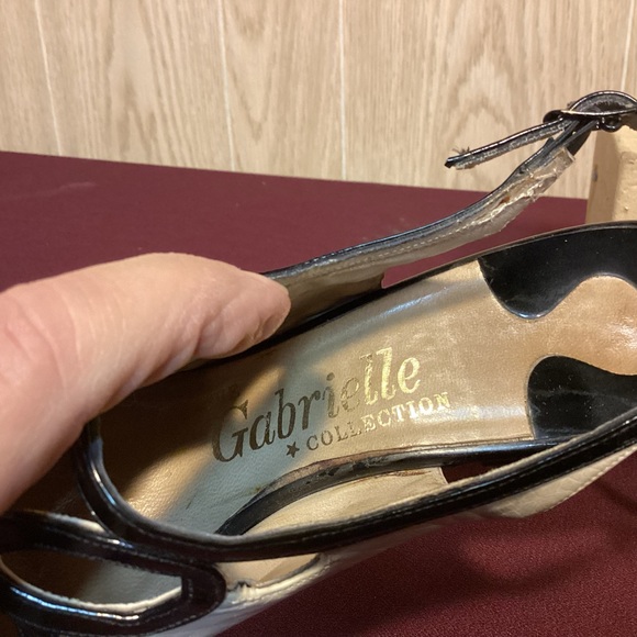 Vintage Gabrielle Collection block heel womens heels size 8 AAA - Picture 8 of 10
